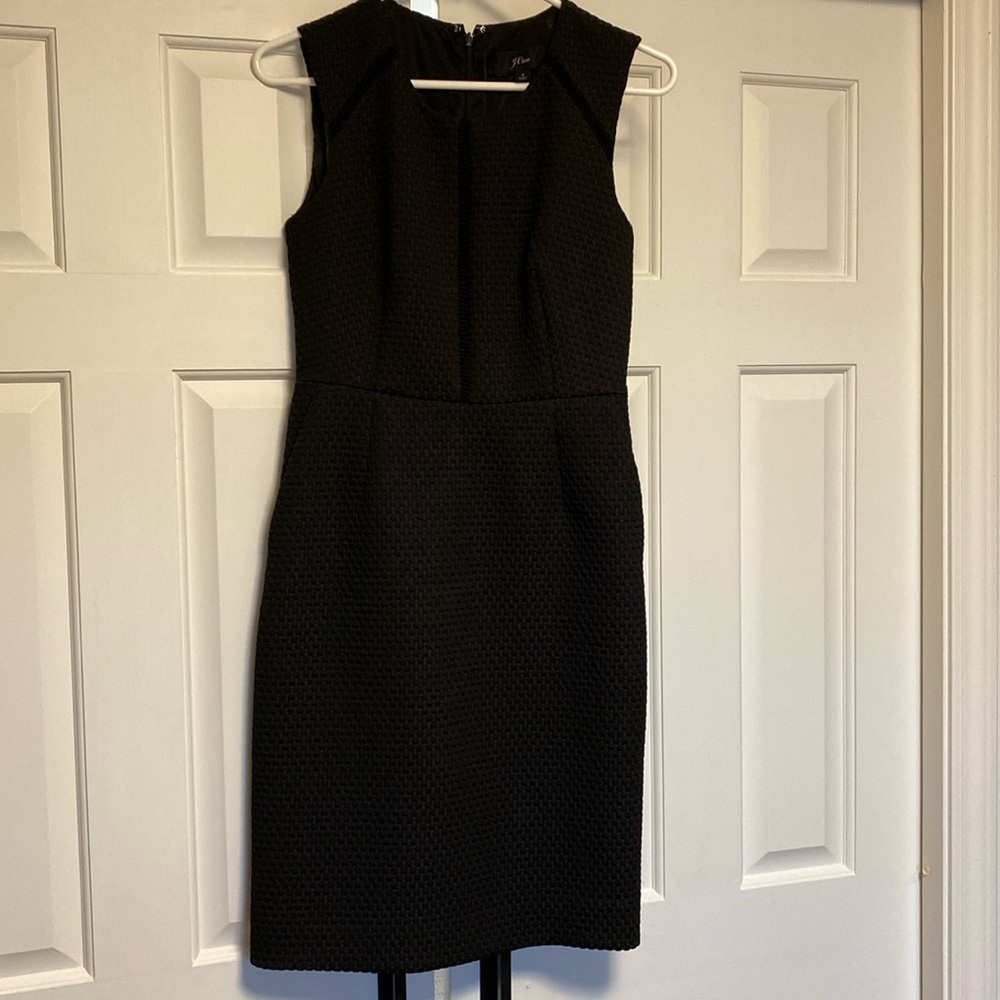 J.Crew black shift dress 2